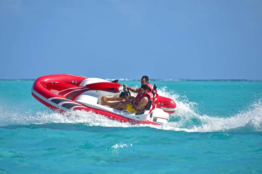Dubai: Private Self-Drive SeaKart Jet Ski Boat Tour - Atlantis and Atlantis The Royal from the water