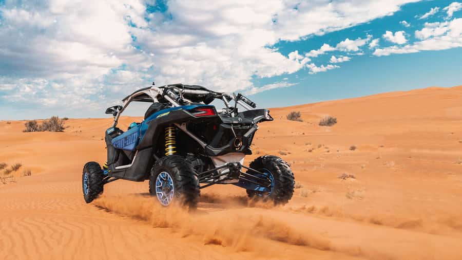 Dubai: Self-Drive 4WD Dune Buggy Guided Desert Adventure - From Dubai hotel to the desert base