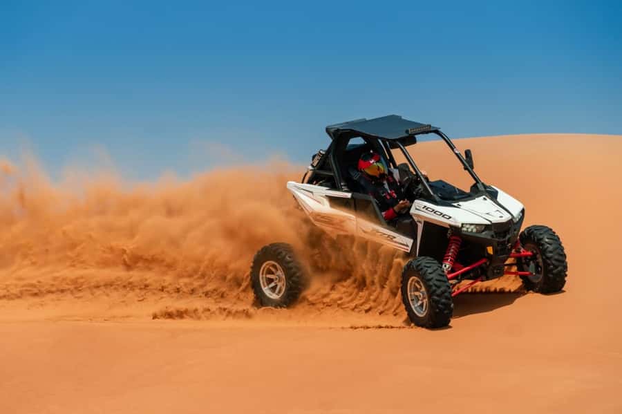 Dubai: Self-Drive 4WD Dune Buggy Guided Desert Adventure - One hour or two hours behind the wheel