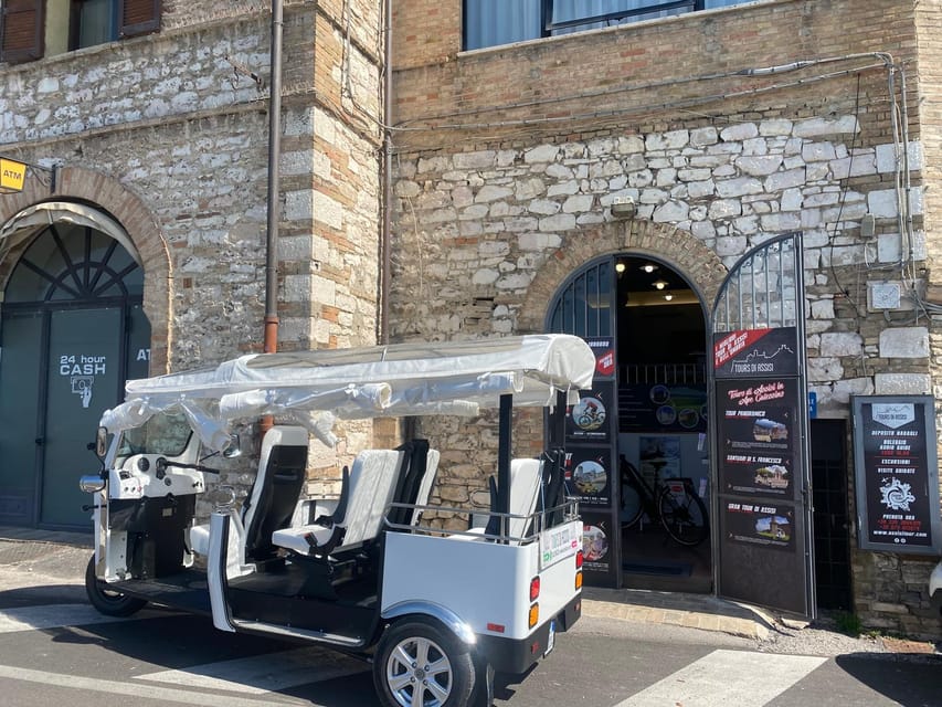 E - Tuk Panoramic Tour Assisi with audio guides - Key points to know before booking