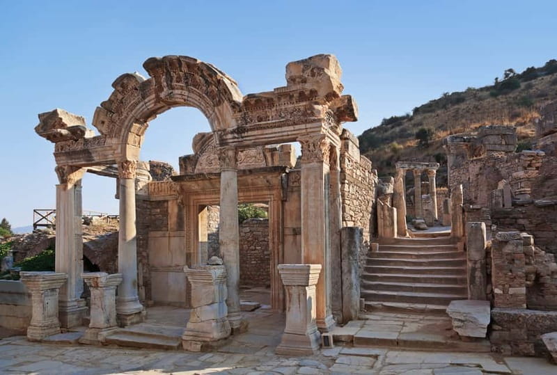 Ephesus Entry Ticket with Mobile Phone Audio Tour - The Temple of Domitian and Curetes Street