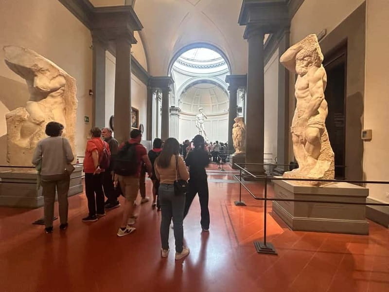 Florence:Accademia + David Entrance Ticket +Agudio Guide APP - The Hall of Models and Florence’s sculptural tradition