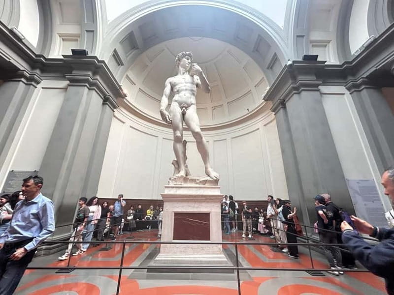 Florence:Accademia + David Entrance Ticket +Agudio Guide APP - Medieval and Renaissance painting galleries