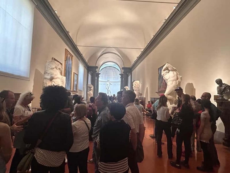 Florence:Accademia + David Entrance Ticket +Agudio Guide APP - Entering through the separate entrance