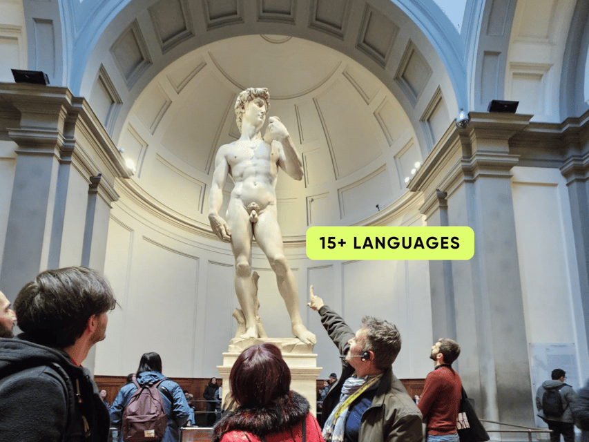 Florence: Accademia Ticket & Audio Guided Tour with Host - Inside the Accademia Gallery in one hour