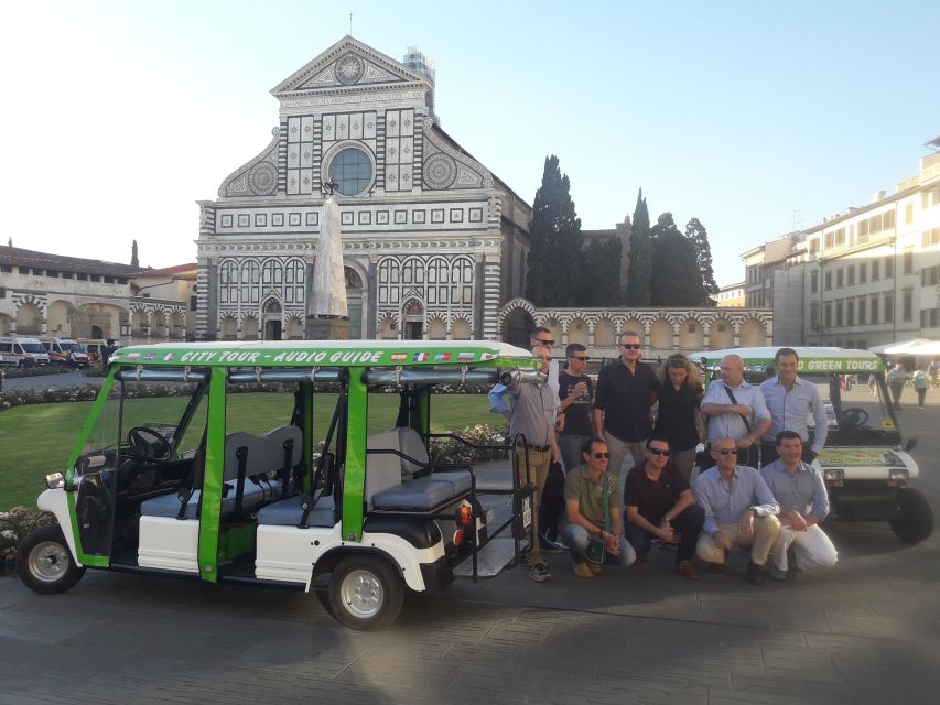 Florence: Eco-Friendly Golf Cart City Tour with Audio Guide - From Santa Croce to the Arno