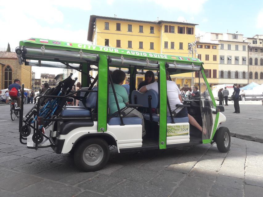 Florence: Eco-Friendly Golf Cart City Tour with Audio Guide - What the audio guide adds