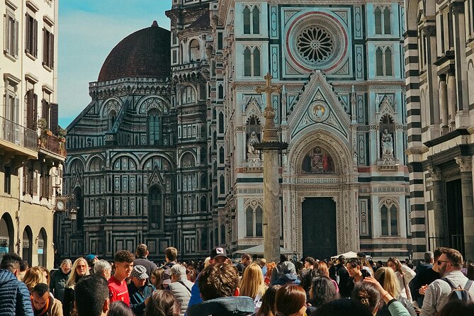 Florence : Giotto's Bell Tower and Cathedral with Audio Guide App - The Baptistery of St. John completes the square
