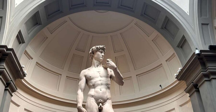 Florence: Michelangelo's David Entrance Ticket and Audio App - Medieval and Renaissance paintings by Giotto and Botticelli