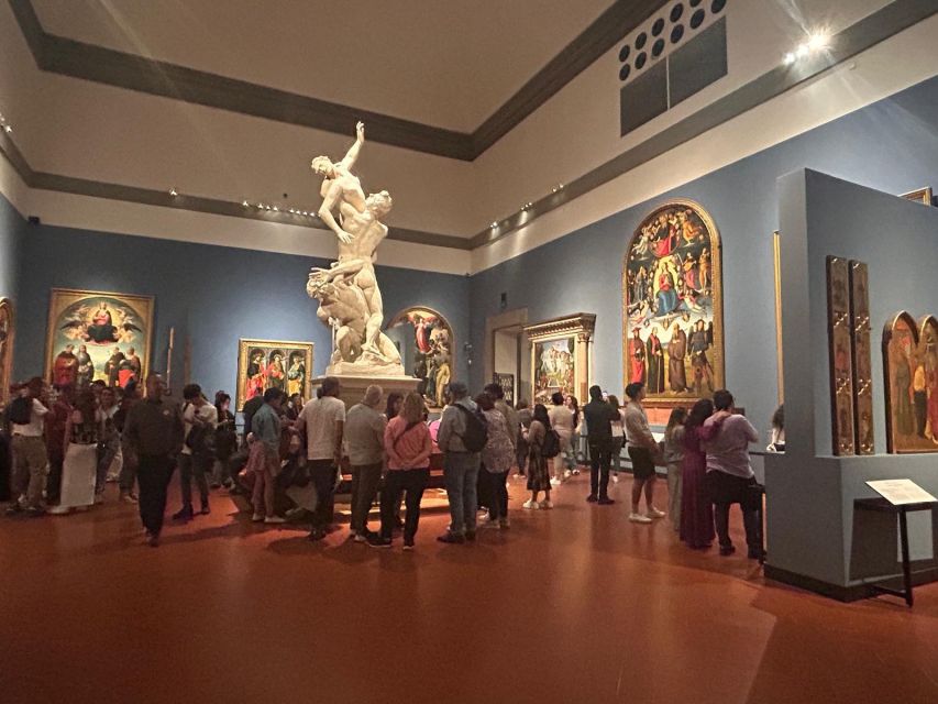 Florence: Michelangelo's David Entrance Ticket and Audio App - Medieval altarpieces on the top floor