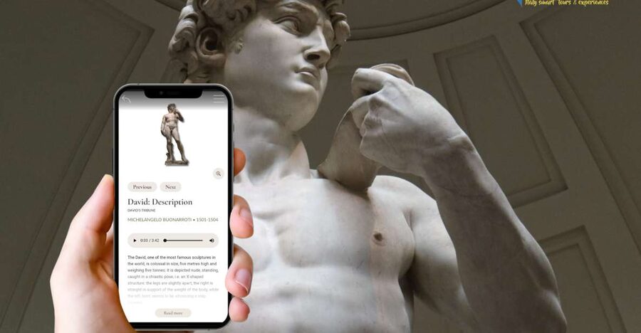 Florence: Michelangelo's David Priority Ticket & Audio App - Meeting David in the Tribune
