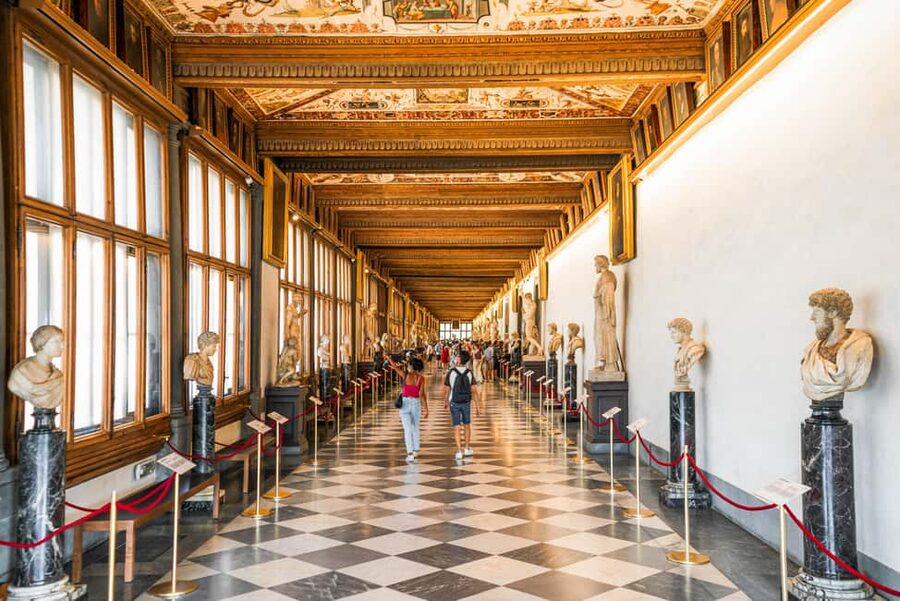 Florence: Uffizi Gallery Reserved Entry Ticket & Audioguide - Caravaggio, Titian, and the works between the stars