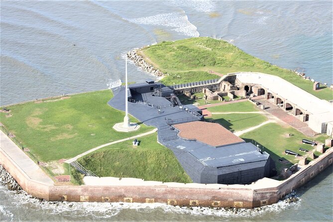 Fort Sumter Admission and Self-Guided Tour with Roundtrip Ferry - Arriving at the fort with a park ranger