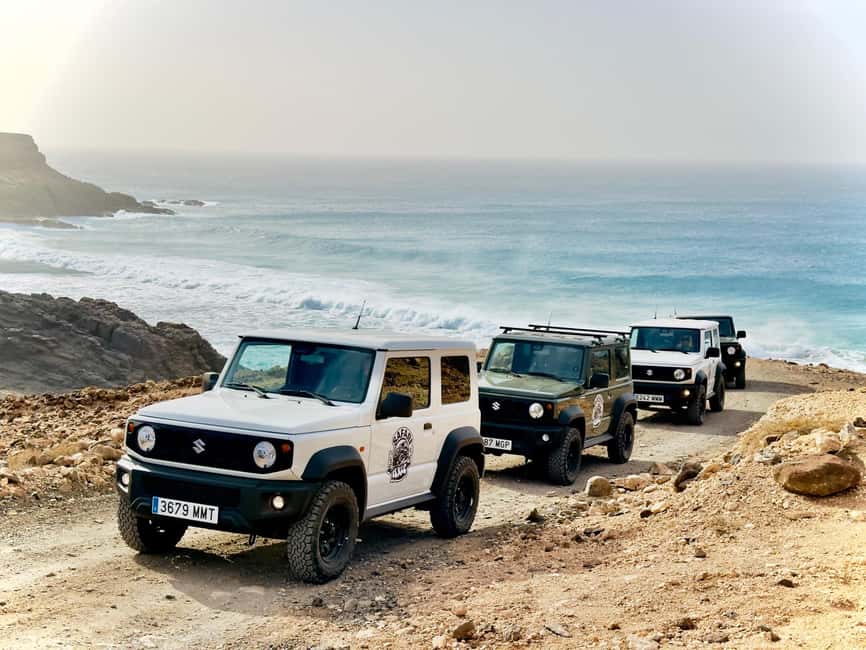 From Corralejo: Fuerteventura Self-Drive 4x4 Jeep Tour - Starting in El Matorral and getting behind the wheel