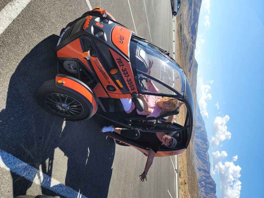 From Las Vegas: Red Rock Electric Car Self Drive Adventure - The open-air EVR-Car and what it includes