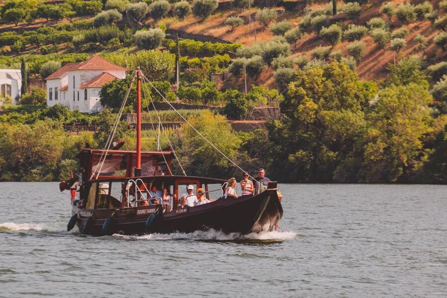 From Pinhão: Douro Valley Rabelo Boat Tour with Audio Guide - Toward the Romaneira Valley