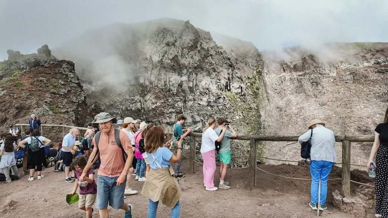 From Pompeii: Mount Vesuvius with bus, ticket and audioguide - Adding the Vesuvius National Park ticket