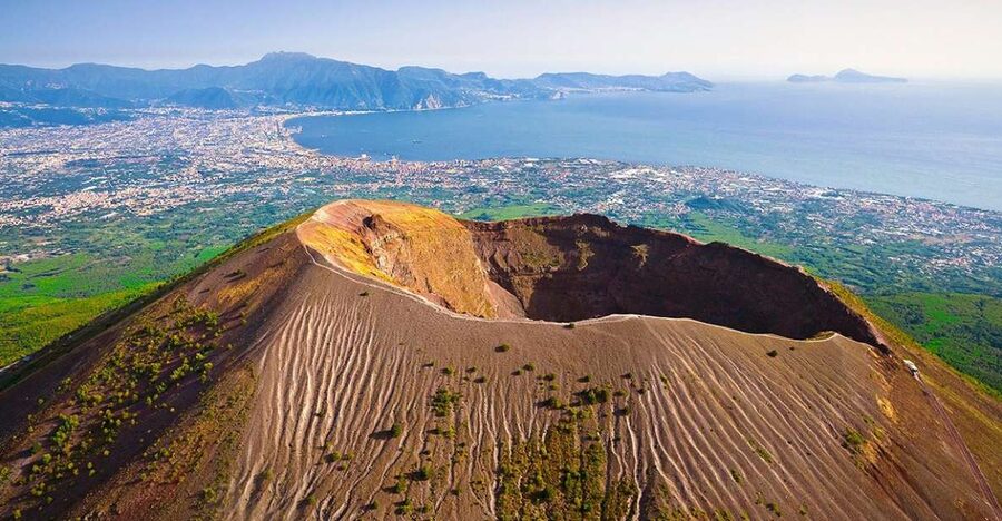 From Salerno: Vesuvius & Pompeii with audioguide - Pompeii with a map and audioguide