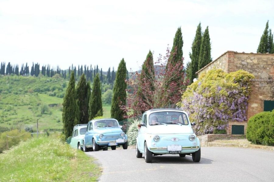 From San Gimignano: Vintage Fiat 500 Self-Drive Chianti Tour - What you see on the scenic drive