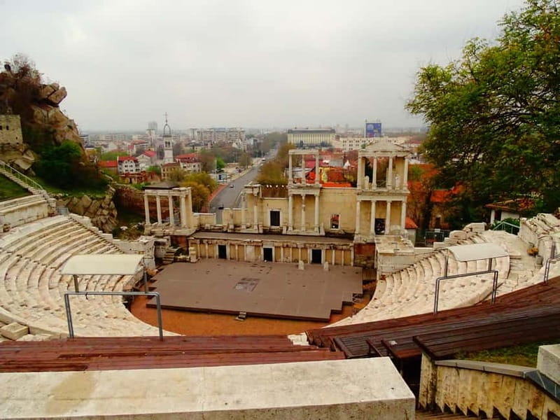 From Sofia: Plovdiv with audio guide + free pick-up - The ancient Amphitheatre and the best photo stop