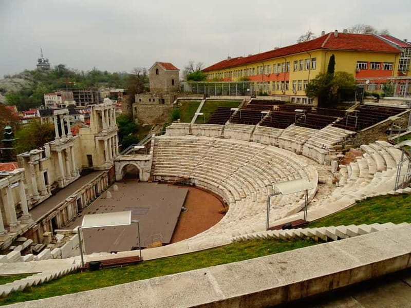 From Sofia: Plovdiv with audio guide + free pick-up - The Roman Forum and Plovdiv’s older foundations
