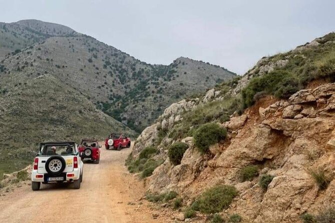 Full-Day 4x4 Self-Drive Safari in East Crete with Lunch - Driving through olive groves and vineyards