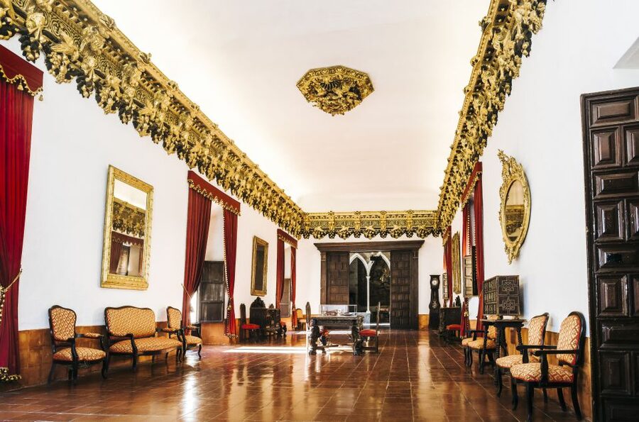 Gandia: Ducal Palace Entry Ticket with Audio Guide - The Golden Gallery and its painted ceilings