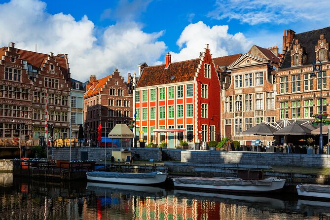 Ghent Scavenger Hunt and Highlights Self Guided Audio Tour - St Michael’s Bridge and the first city views