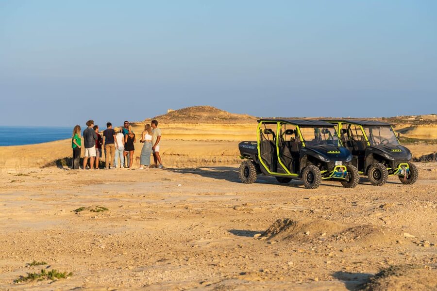 GOZO All Inclusive Self Drive Jeep day tour wt Blue Lagoon - The Comino boat, sea caves, and Blue Lagoon