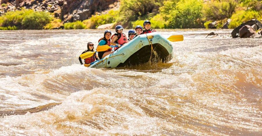 Grand Canyon West: Self-Drive Whitewater Rafting Tour - The first river section brings the action
