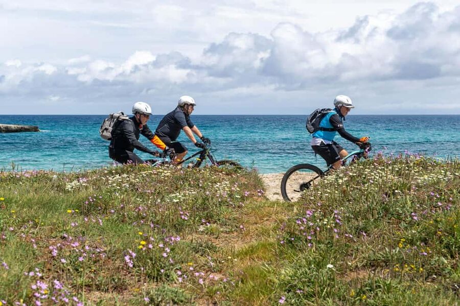 Grotta della Poesia, Torre dell'Orso, and Sant'Andrea: Self-guided Bike Tour - Roca Vecchia and the Grotta della Poesia