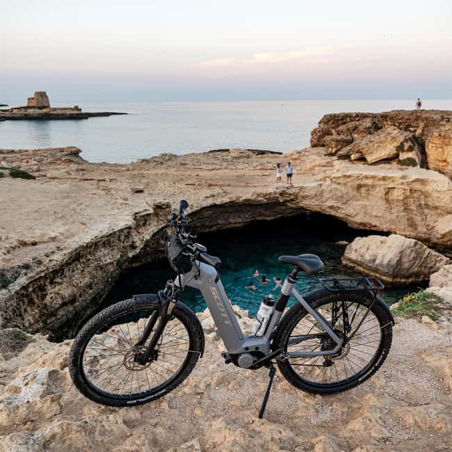 Grotta della Poesia, Torre dell'Orso, and Sant'Andrea: Self-guided Bike Tour - From dry stone walls to San Foca