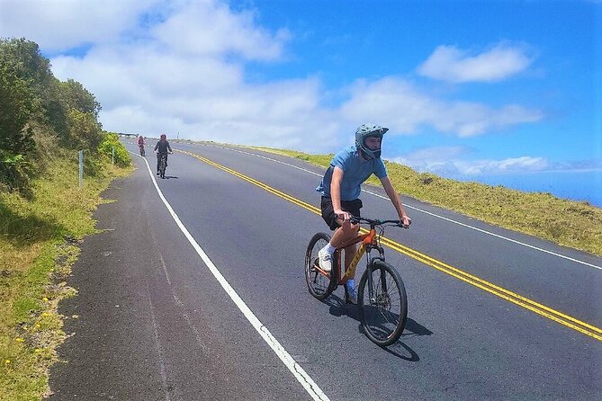 Haleakala Summit Best Self-Guided Bike Tour with Bike Maui - The road conditions after Haleakala
