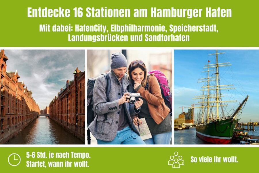 Hamburg: Scavenger Hunt Self-Guided Tour around the port - St. Catherine’s Church and the final stretch
