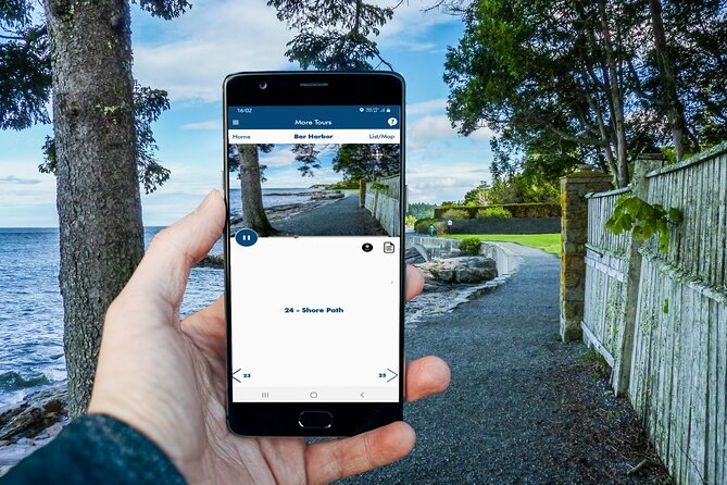 Historic Bar Harbor Self-Guided Walking Audio Tour Guide - Two churches with very different personalities