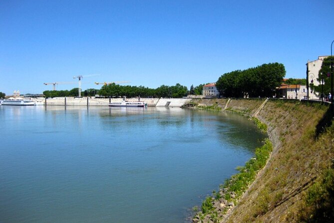 Historical Walking Tour of Ancient Arles with an APP - Porte de la Cavalerie shows Roman Arles at the city edge