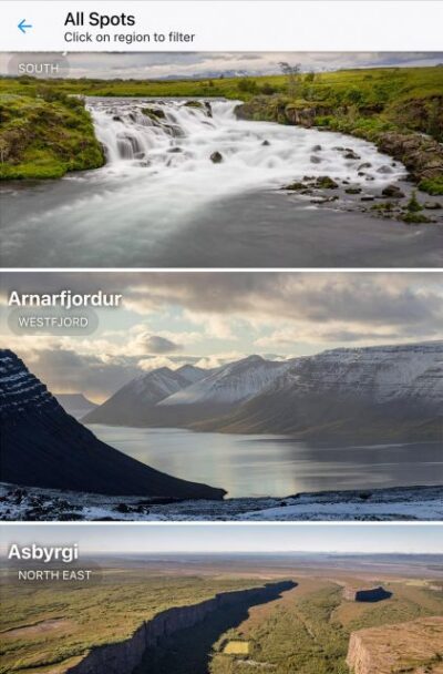 Iceland: Audioguide, Interactive map 200 spots ++