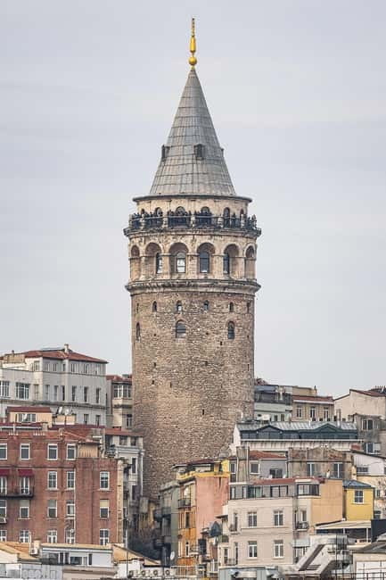 Istanbul: Galata Tower All-Day Entry Ticket with Audio Guide - Arriving at the tower and handling the hill