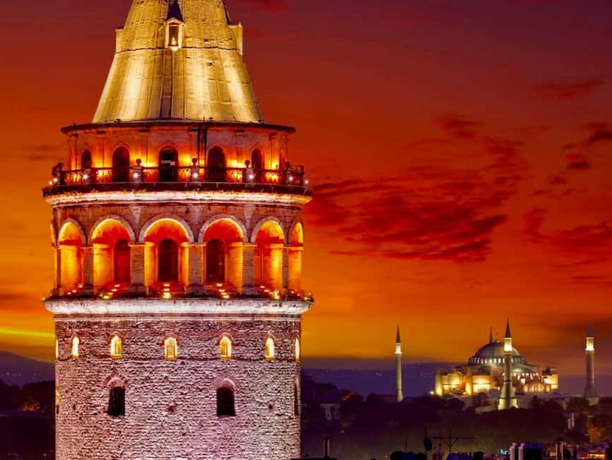 Istanbul: Galata Tower Entry Ticket with Audio Guide - The view over the Golden Horn and Bosphorus