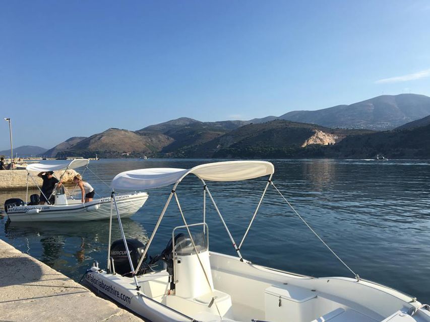 Kefalonia: Small-Boat Rental and Self-Guided Cruise - Key points to know before you book