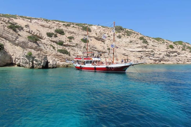 Kos: 3-Island Cruise with Lunch, Swimming and Audio Guide - The long blue-water cruise and dolphin watch