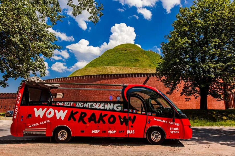 Krakow: Hop-On Hop-Off Bus Tour with Audio Guide - Kosciuszko Mound, a worthwhile trip outside the center