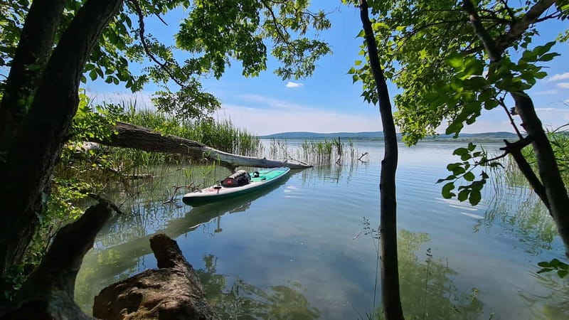 Lake Balaton 3 hour SUP tour - self-guided - Why this part of Lake Balaton works so well for SUP