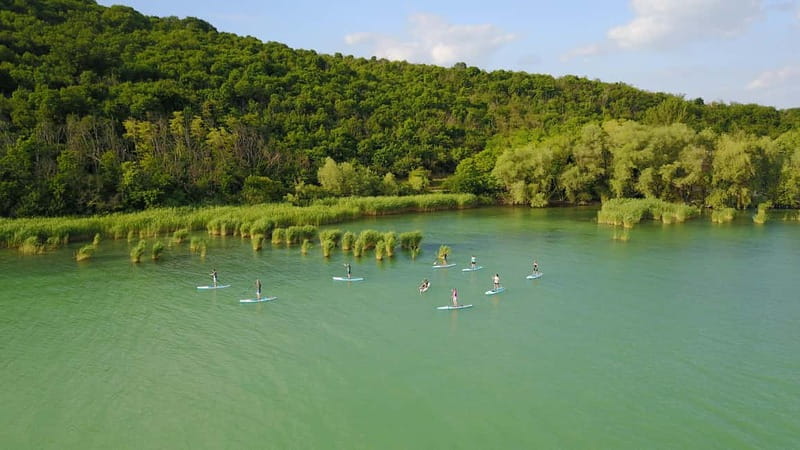 Lake Balaton 3 hour SUP tour - self-guided - Timing your visit around the ferry and weather
