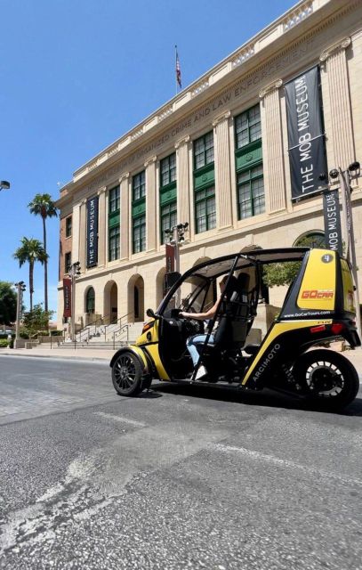 Las Vegas: GoCar Mob History Audio Tour & Mob Museum Ticket - Key points to know before booking