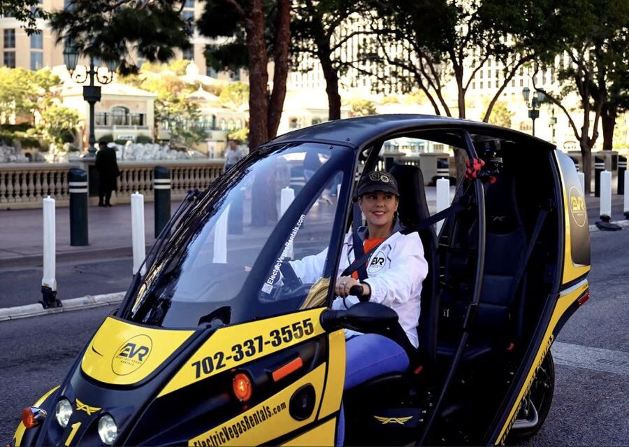 Las Vegas: Self-Drive Strip Tour in an Electric EVR car - Key points at a glance