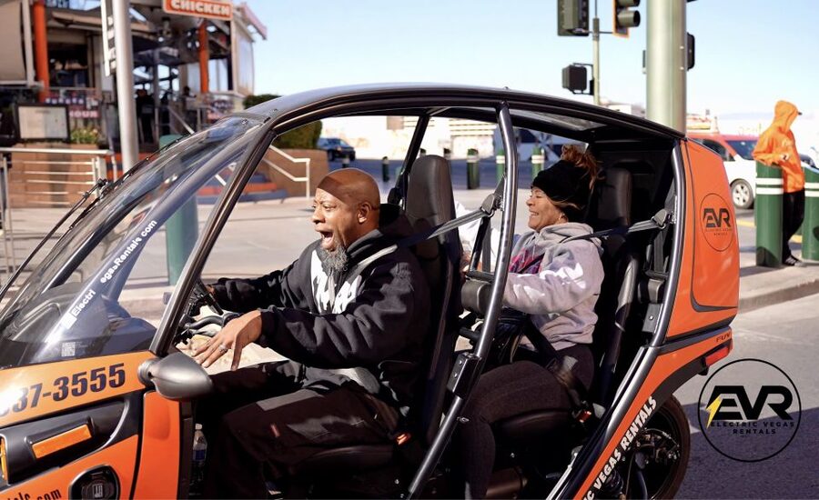 Las Vegas: Self-Drive Strip Tour in an Electric EVR car - Who will enjoy this most