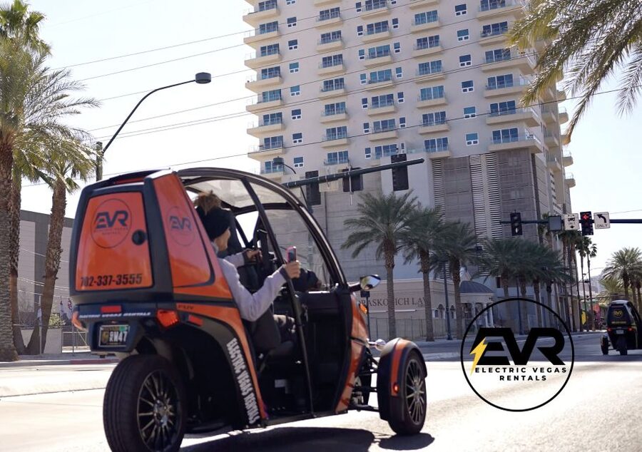 Las Vegas: Self-Drive Strip Tour in an Electric EVR car - Pawn Stars, Wedding Row, and downtown sights