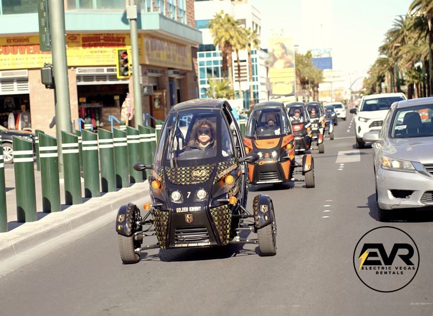 Las Vegas: Self-Drive Strip Tour in an Electric EVR car - Area 15 and Las Vegas beyond the casinos