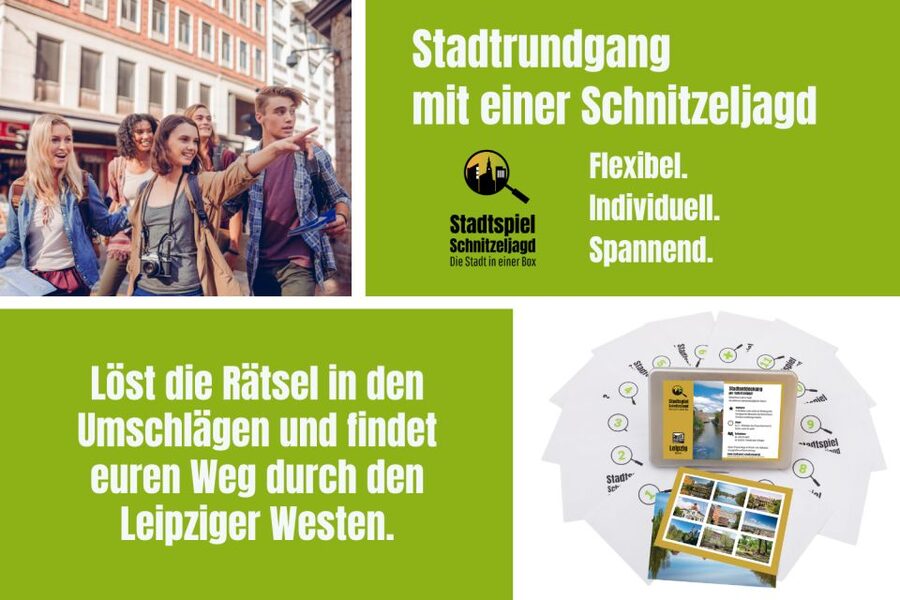 Leipzig: Scavenger Hunt Self-Guided Tour - How the Leipzig West city game works